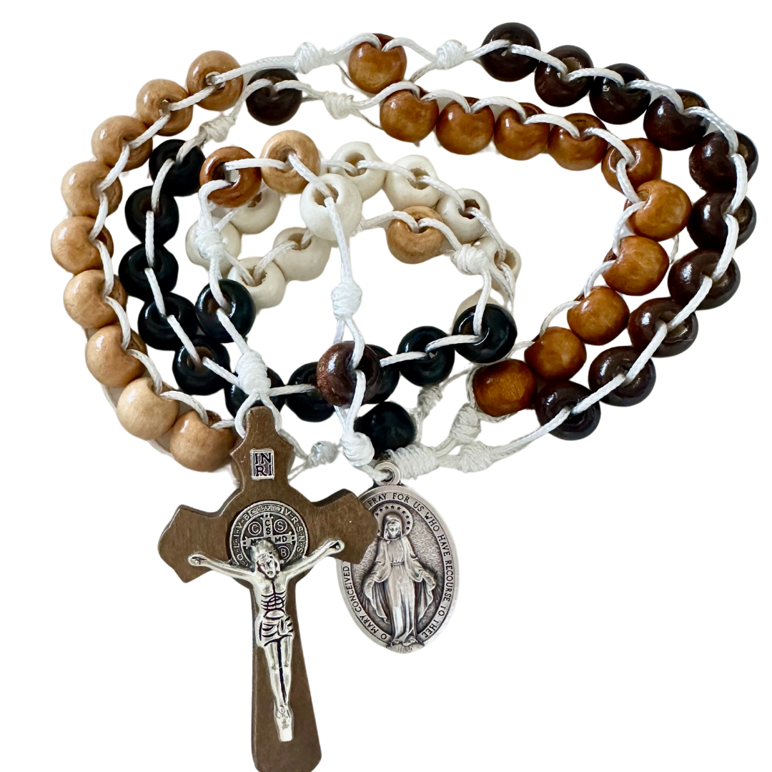 Ladder Wood Rosary