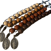 One Decade Ladder Wood Rosary | Pocket Rosary