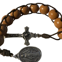 One Decade Ladder Wood Rosary | Pocket Rosary