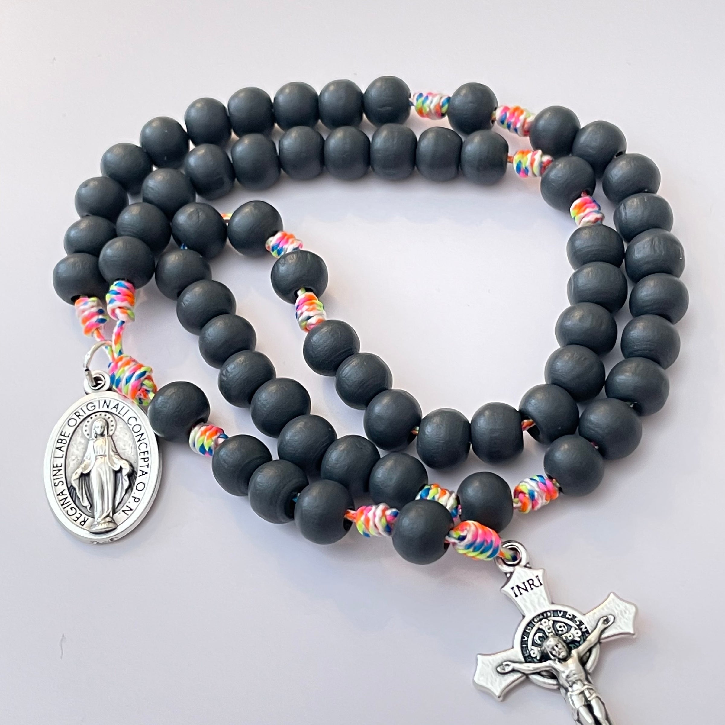 Wood Rosary | Multicolored