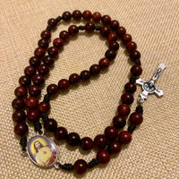 Mahogany Wood Rosary