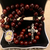 Mahogany Wood Rosary