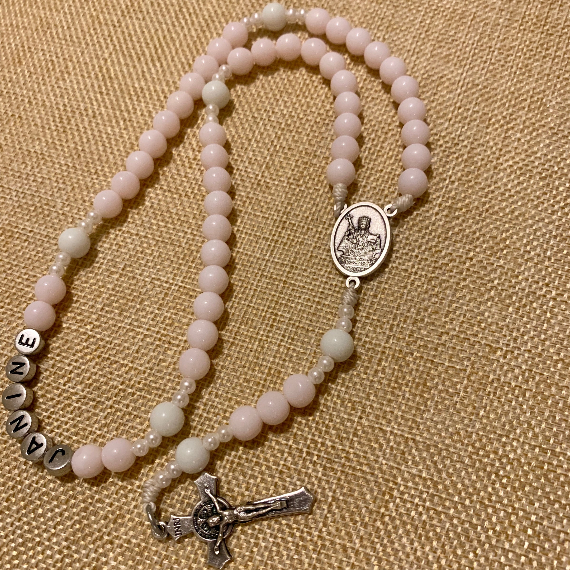 Personalized Fighting Cancer Rosary