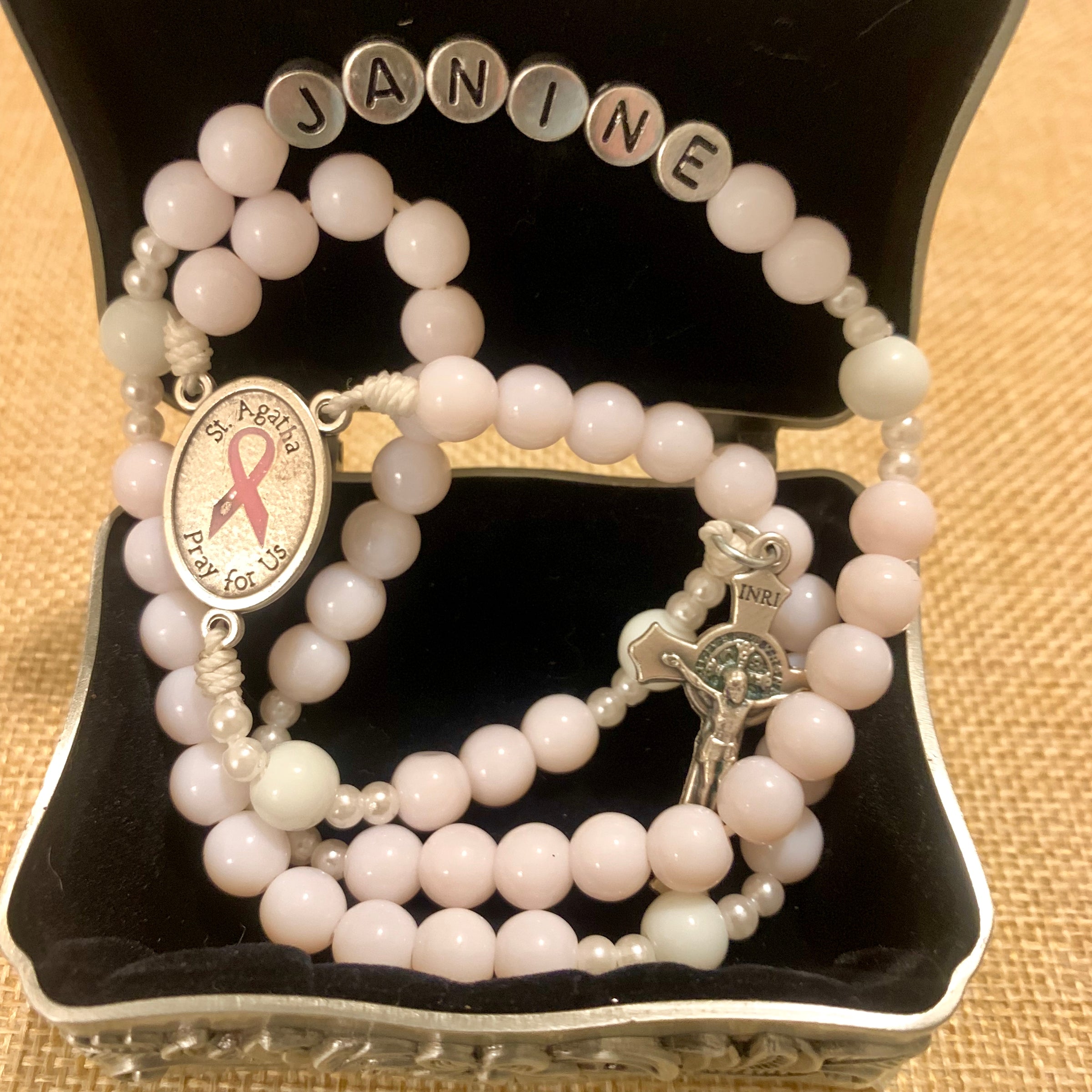 Personalized Fighting Cancer Rosary