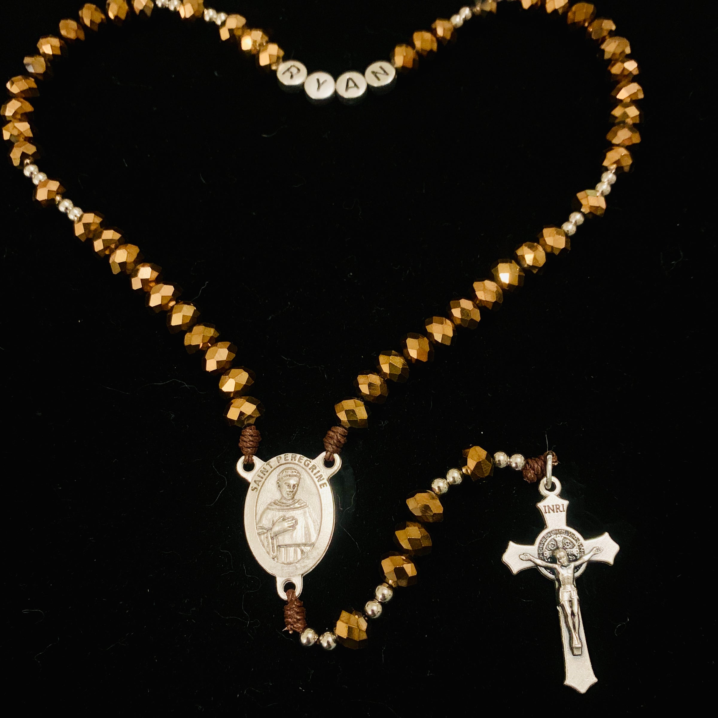 Personalized Triumphing Over Cancer Rosary