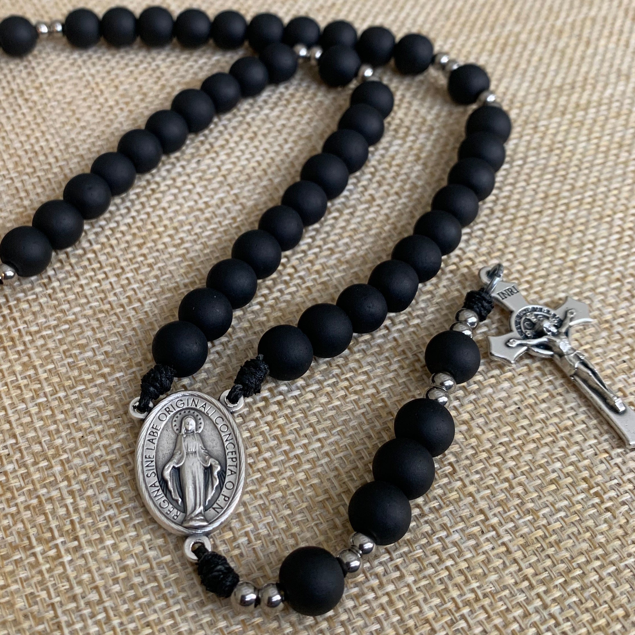 Midnight Black Rosary