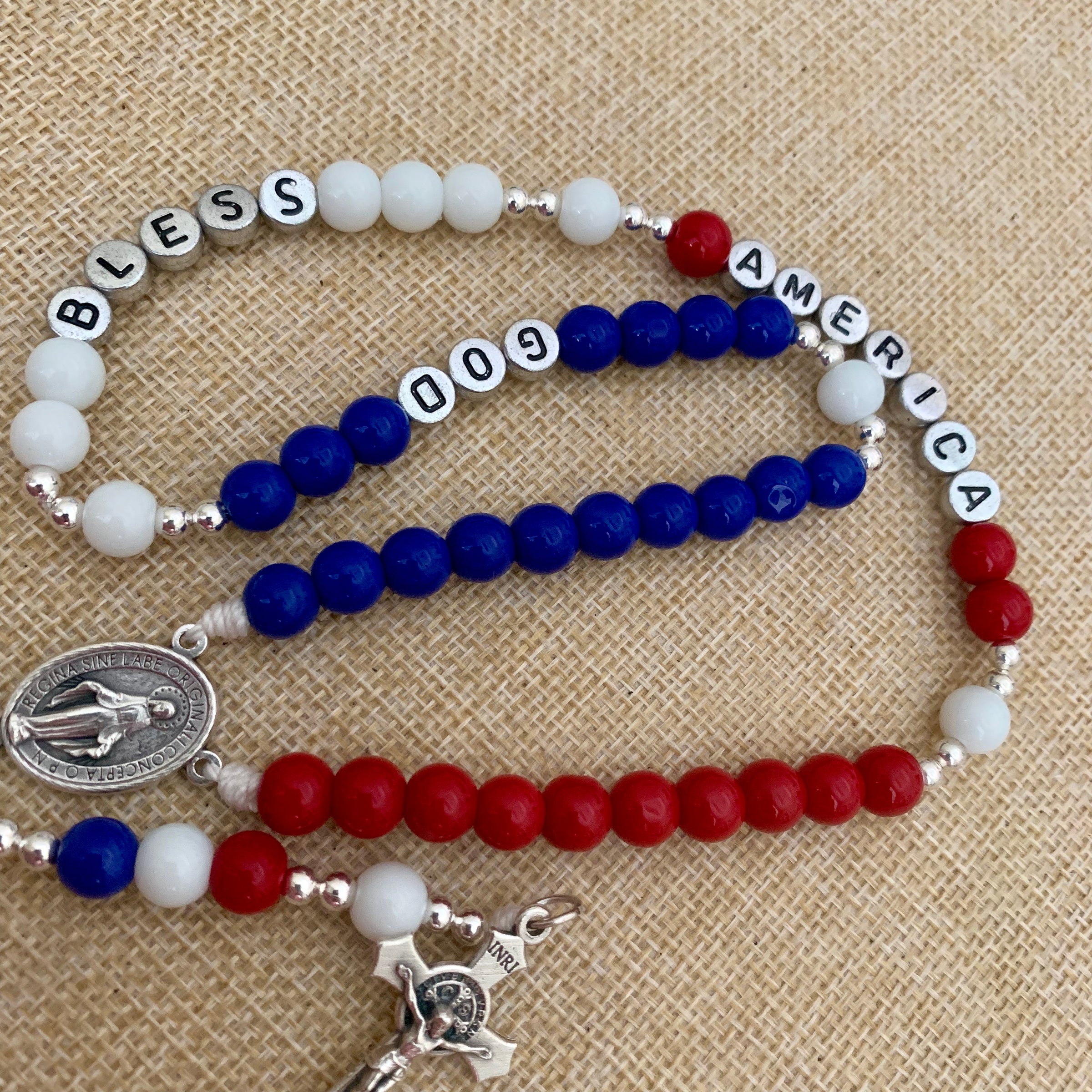 Patriotic Rosary for America, God Bless America Rosary
