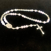 Personalized Lady Pink Rosary