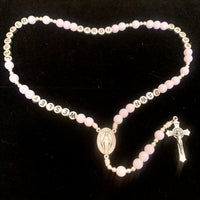 Personalized Lady Pink Rosary