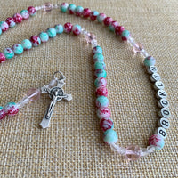 Personalized Cotton Candy Rosary
