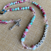 Personalized Cotton Candy Rosary