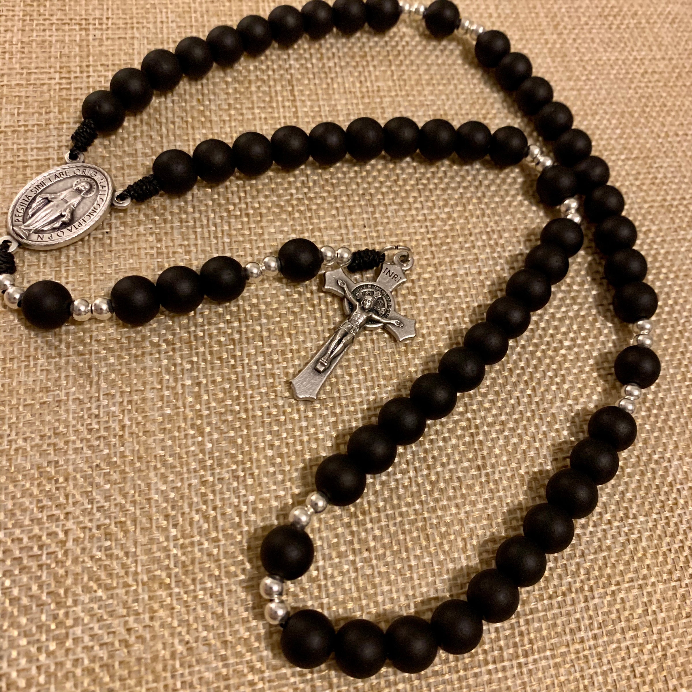 Midnight Black Rosary
