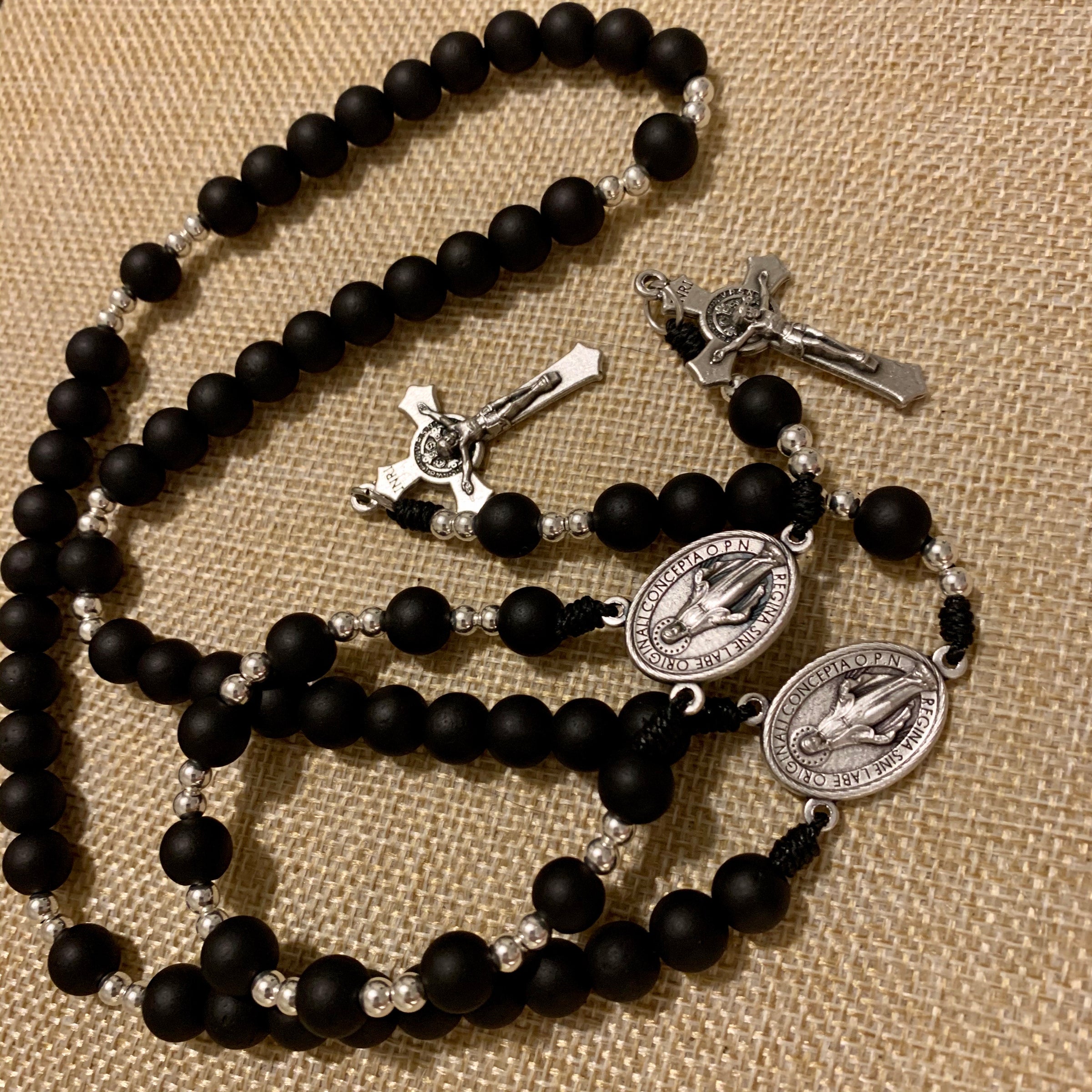 Midnight Black Rosary