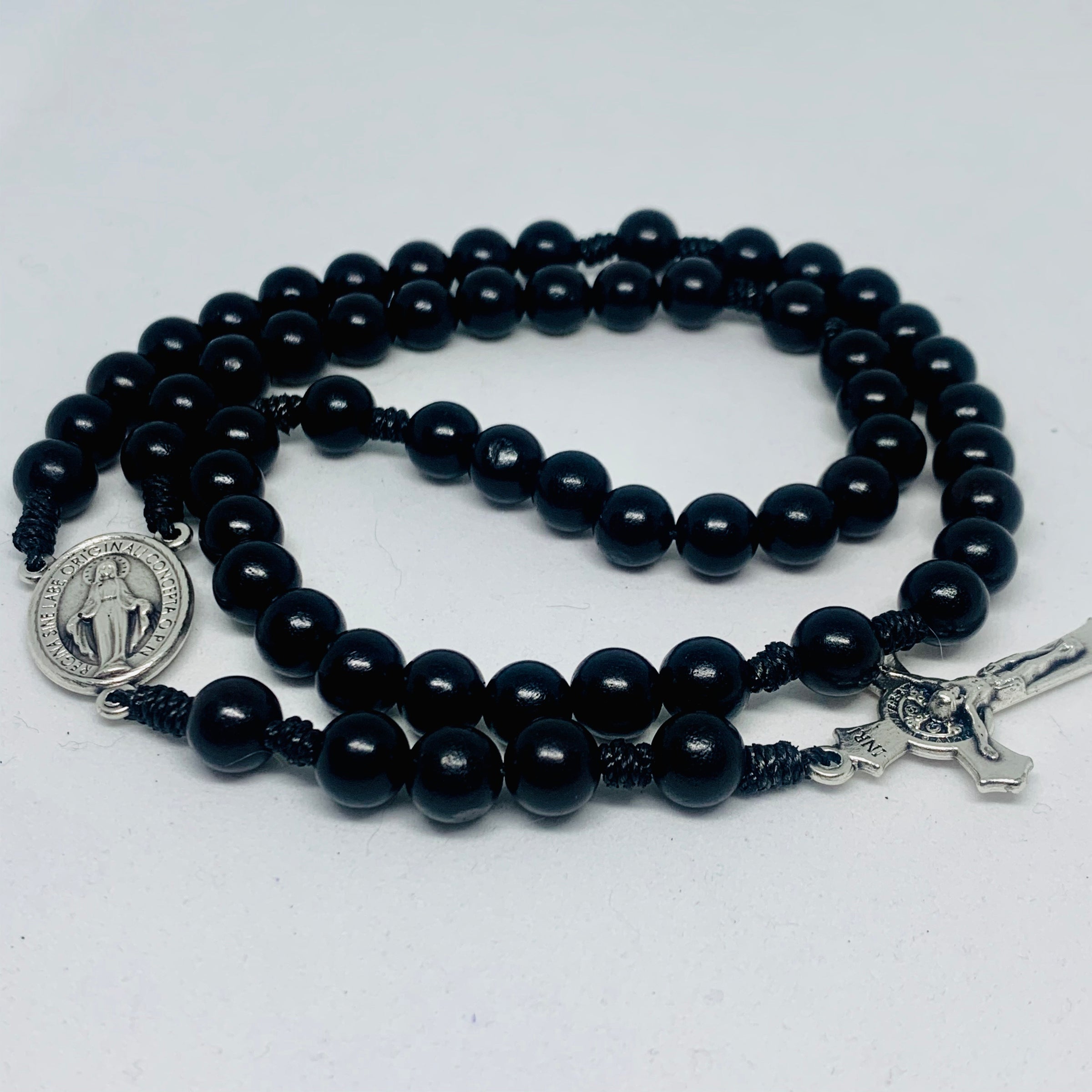 Black Wood Rosary