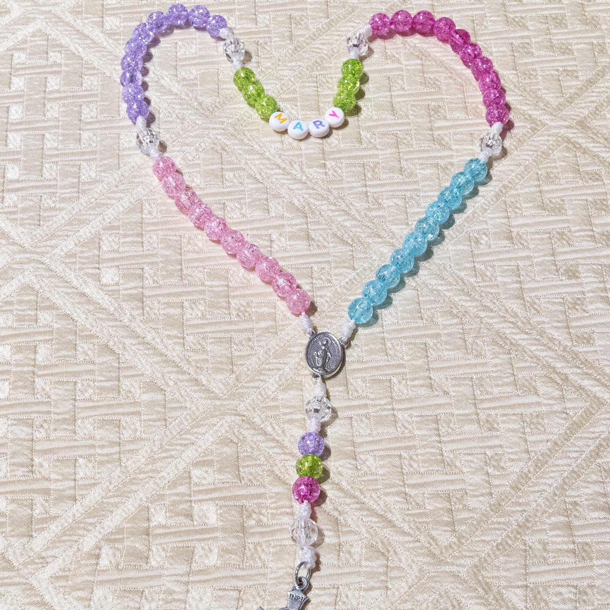 Personalized Starbust Children's Rosary