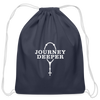 Cotton Drawstring Bag - navy