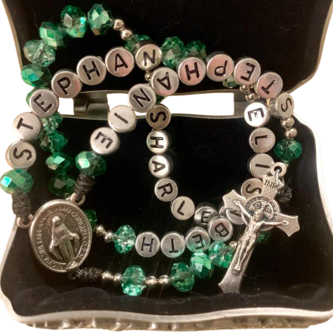 Personalized Inspirational Rosary