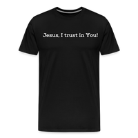 Divine Mercy Jesus Unisex Premium T-Shirt - black