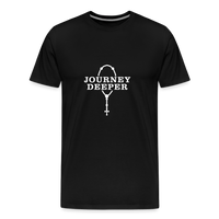 Journey Deeper Men's Premium T-Shirt - black