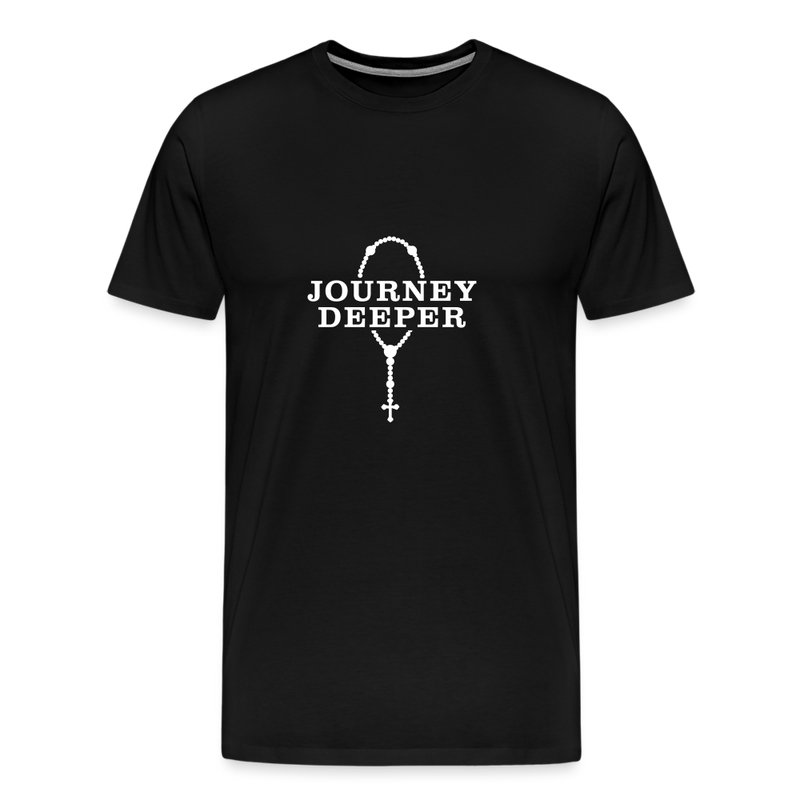 Journey Deeper Men's Premium T-Shirt - black