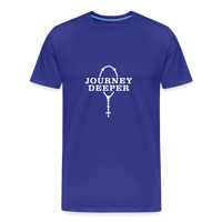 Journey Deeper Men's Premium T-Shirt - royal blue