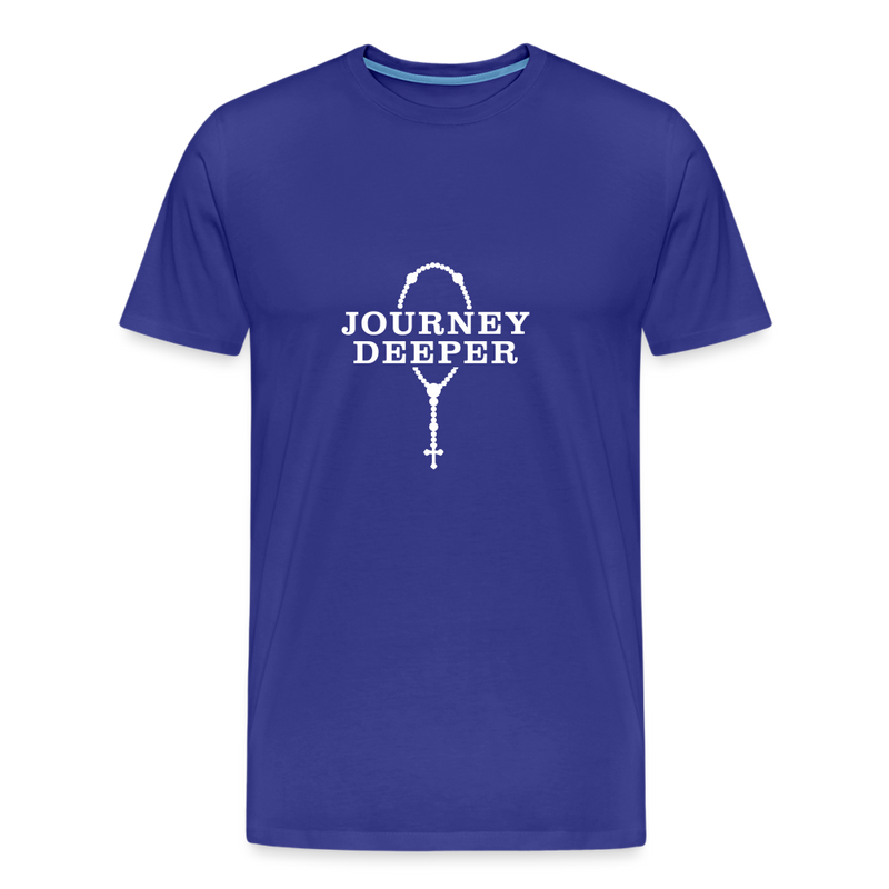 Journey Deeper Men's Premium T-Shirt - royal blue