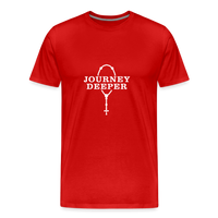 Journey Deeper Men's Premium T-Shirt - red