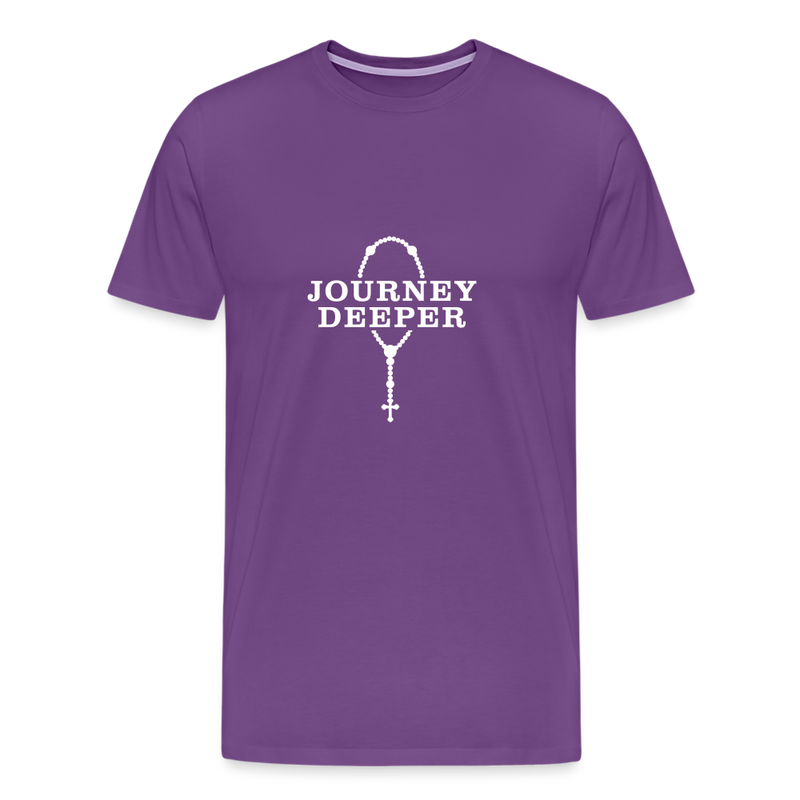 Journey Deeper Men's Premium T-Shirt - purple