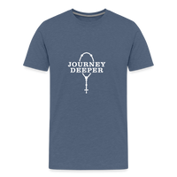 Journey Deeper Men's Premium T-Shirt - heather blue