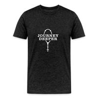Journey Deeper Men's Premium T-Shirt - charcoal grey