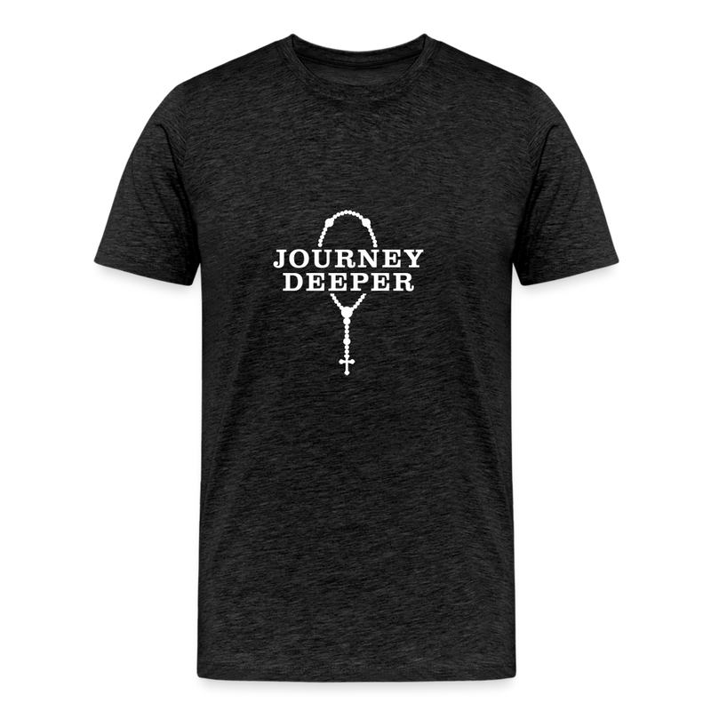 Journey Deeper Men's Premium T-Shirt - charcoal grey