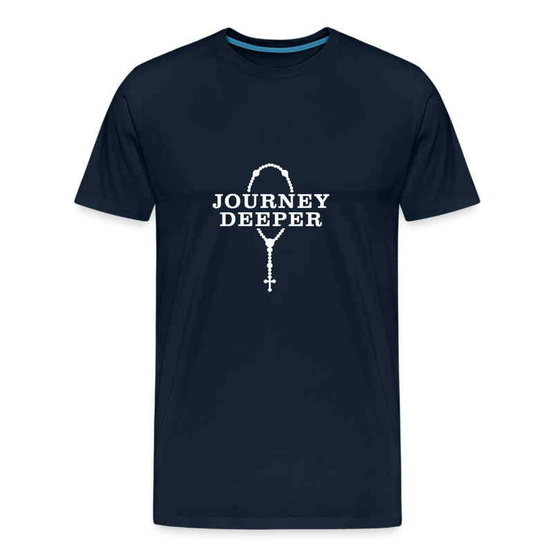 Journey Deeper Men's Premium T-Shirt - deep navy