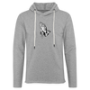 Pray At All Times Unisex Lightweight Terry Hoodie - heather gray