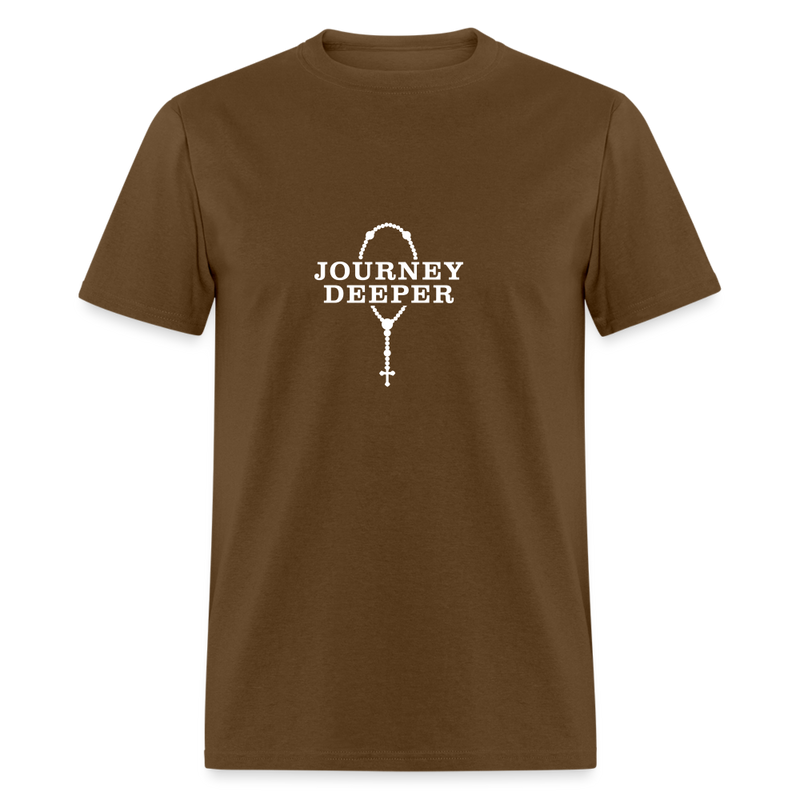 Journey Deeper Unisex Classic T-Shirt - brown