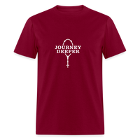 Journey Deeper Unisex Classic T-Shirt - burgundy