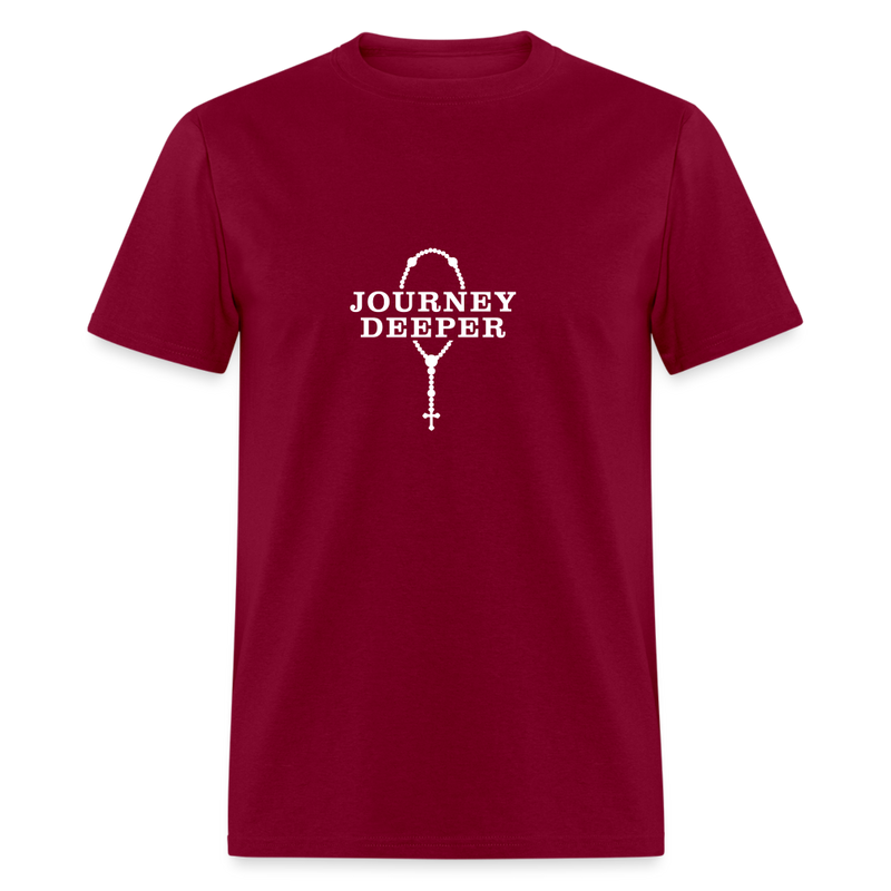 Journey Deeper Unisex Classic T-Shirt - burgundy