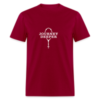 Journey Deeper Unisex Classic T-Shirt - dark red