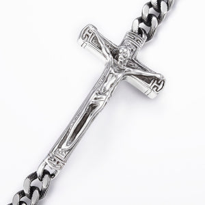 Men's Cross Chain Bracelet