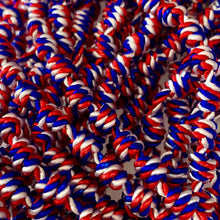 Load image into Gallery viewer, Patriotic Knotted Rope Rosary