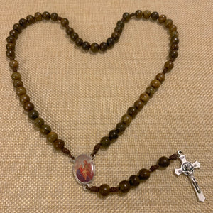 Holy Family Wood Rosary
