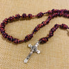 Raspberry Rope Rosary