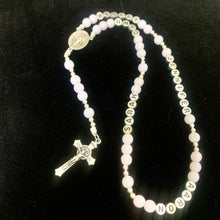 Load image into Gallery viewer, Personalized Lady Pink Rosary