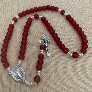 Ruby Red Rosary