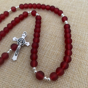 Ruby Red Rosary