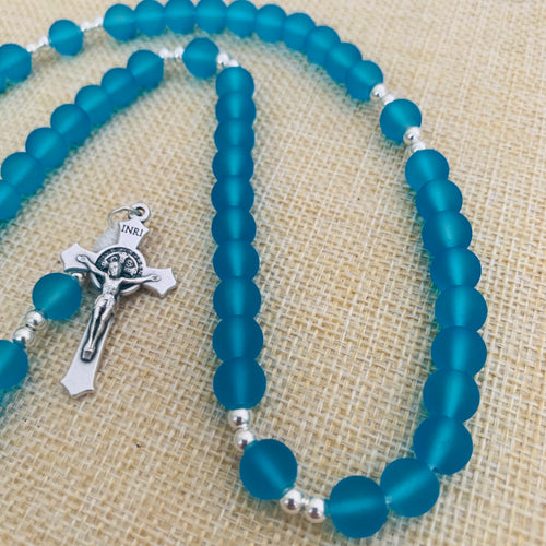 Aquatic Blue Rosary