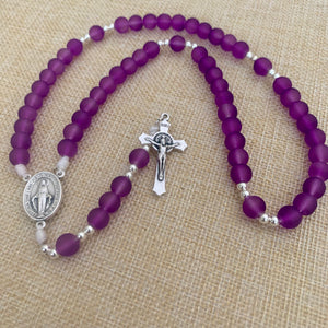 Violet Purple Rosary
