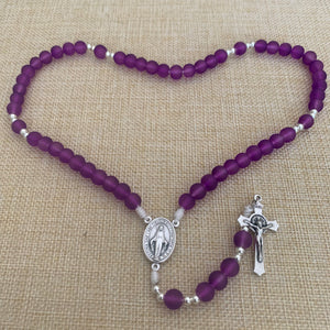 Violet Purple Rosary