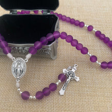 Load image into Gallery viewer, Violet Purple Rosary
