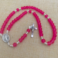 Watermelon Pink Rosary