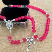 Watermelon Pink Rosary